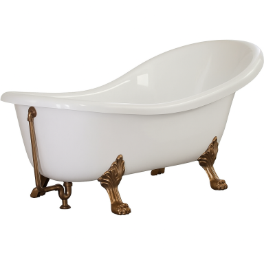Akmens masės retro vonia Blu CORONA 1570 Evermite