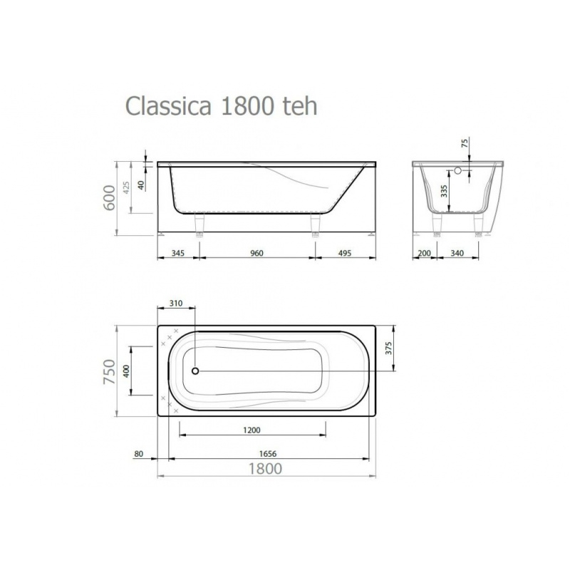Ванна из каменной массы CLASSICA VISPOOL 6 Ванна из каменной массы CLASSICA VISPOOL 6
