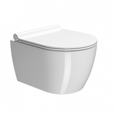 Bebriaunis pakabinamas WC PURA Compact 46x35 Swirlflush® Extraglaze®, GSI