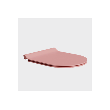 WC dangtis GSI SLIM Soft-Close, Blush Matt