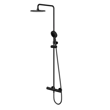 Dušo sistema Y1244NBL, termostatinė, juoda matinė, Omnires Dušo sistema Y1244NBL, termostatinė, juoda matinė, Omnires