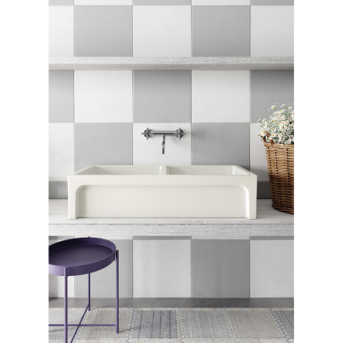 Dvipusė keramikinė virtuvinė plautuvė FARMER SINK FRAME 100 × 46 su dvigubu dubeniu, Galassia Dvipusė keramikinė virtuvinė plautuvė FARMER SINK FRAME 100 × 46 su dvigubu dubeniu, Galassia