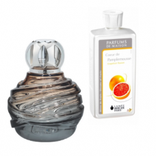 Каталитическая лампа Dare Nude Grey + ароматизатор для светильников Grapefruit Passion 500мл, Maison Berger