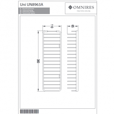 Корзина для душа UNI, медь, Omnires 1 Корзина для душа UNI, медь, Omnires 1