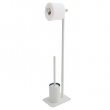 Держатель - подставка для туалетной бумаги и кисточки BRIX, белый, Sealskin