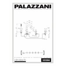 Смеситель на борт ванны Palazzani Idrotech II