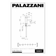 Смеситель для умывальника Palazzani Idrotech 2