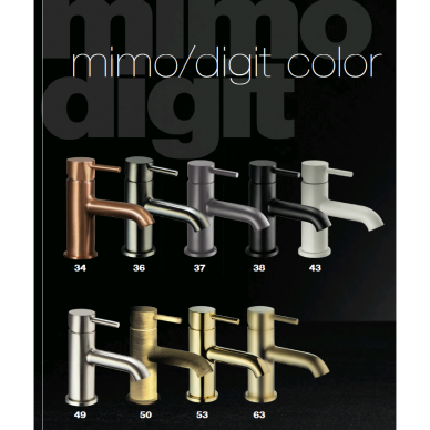 Maišytuvas praustuvui DIGIT Color, įvairių spalvų, Palazzani 1