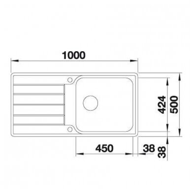 Мойка из нержавеющей стали Blanco CLASSIMO XL 6 S-IF 1 Мойка из нержавеющей стали Blanco CLASSIMO XL 6 S-IF 1