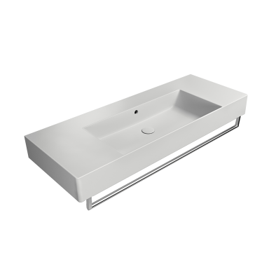 Matinis pakabinamas praustuvas KUBE X 120x47, GSI Matinis pakabinamas praustuvas KUBE X 120x47, GSI