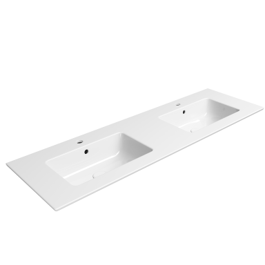Pakabinamas/baldinis praustuvas Pura 142x46 Extraglaze®, GSI Pakabinamas/baldinis praustuvas Pura 142x46 Extraglaze®, GSI