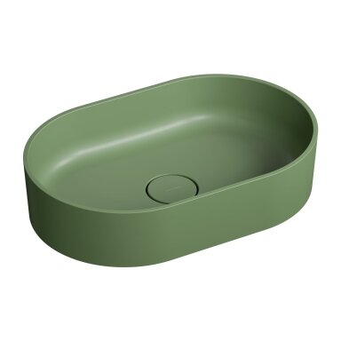Умывальник встраиваемый 55x36 OVO M+ оливковый, Omnires