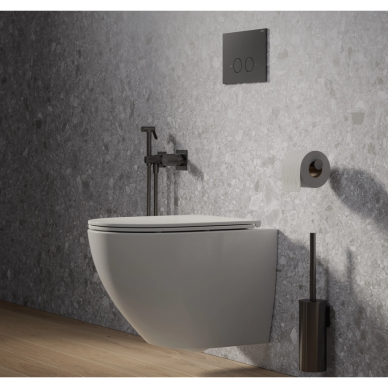 Pakabinamas sūkurinis WC OTTAWA COMFORT 54x37 SILENT POWER™ su Soft Close dangčiu, OMNIRES