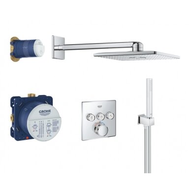 Potinkinė dušo sistema Grohtherm SmartControl Perfect ir Rainshower 310 SmartActive Cube Potinkinė dušo sistema Grohtherm SmartControl Perfect ir Rainshower 310 SmartActive Cube