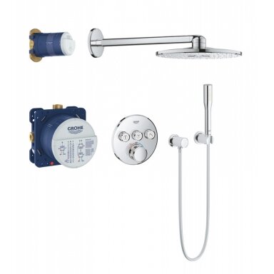Potinkinė dušo sistema Grohtherm SmartControl Perfect ir Rainshower 310 SmartActive Potinkinė dušo sistema Grohtherm SmartControl Perfect ir Rainshower 310 SmartActive