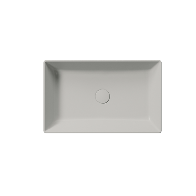 Praustuvas KUBE X Color Cenere 60x37, pastatomas, GSI