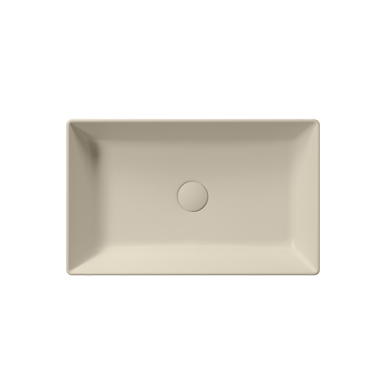 Praustuvas KUBE X Color Creta 60x37, pastatomas, GSI