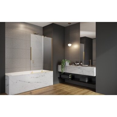 Sienelė stačiakampei voniai FURO Gold PND II, Radaway