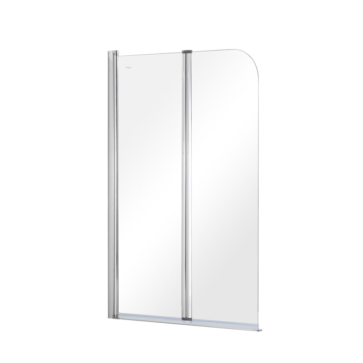 Sulankstoma vonios sienelė Besco PRIME II 90x140, chromas