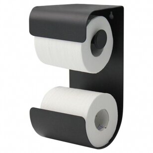 Держатель для туалетной бумаги BRIX, черный, Sealskin