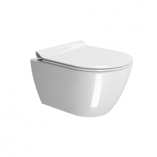 Bebriaunis pakabinamas WC PURA Compact 50x36 Swirlflush® Extraglaze®, GSI