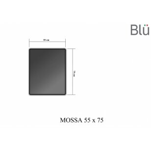 Veidrodis MOSSA 550 su LED apšvietimu, Blu