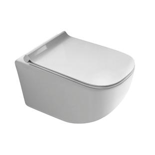 WC pakabinamas + dangtis soft close extra slim Plus Design, Galassia