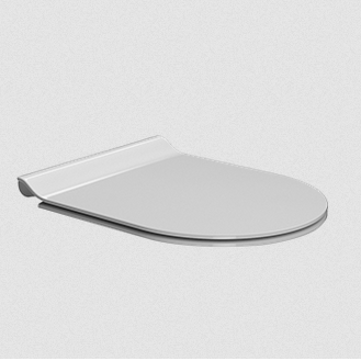 WC dangtis GSI SLIM Soft-Close, white matt WC dangtis GSI SLIM Soft-Close, white matt