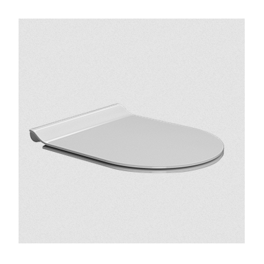 WC dangtis GSI SLIM Soft-Close, white matt